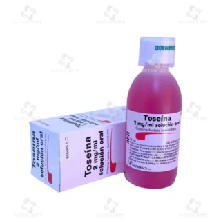 toseina syrup 2mg bottle