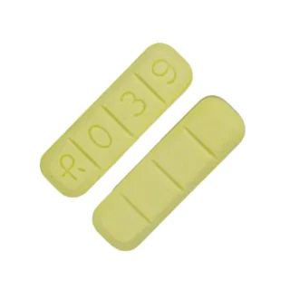 Yellow Xanax bar R039 2mg